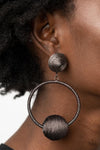 Paparazzi Social Sphere Earrings - April 2021 Life Of The Party Exclusive